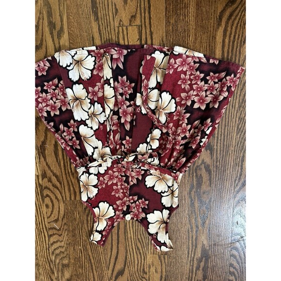 Hilo Hattie Vintage Hawaiian Original Red Girls Sundress 100% Cotton Size 4 EUC - Picture 7 of 7